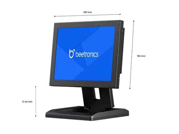 8 Inch Monitor Metaal (4:3)
