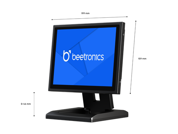 8 Inch Touchscreen Metaal (4:3)