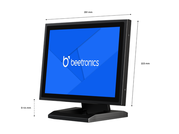 12 Inch Touchscreen Metaal (4:3)