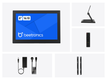 8 Inch Monitor Metaal