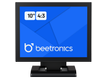10 Inch Monitor Metaal (4:3)
