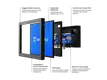 8 Inch Monitor Metaal (4:3)