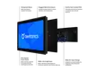 15 Inch Touchscreen Metaal (High-Brightness)