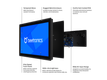 17 Inch Touchscreen Metaal (High-Brightness)