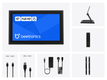 12 Inch Touchscreen Metaal