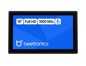 15 Inch Touchscreen Metaal (High-Brightness)