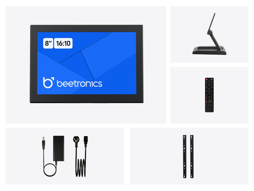 8 Inch Monitor Metaal