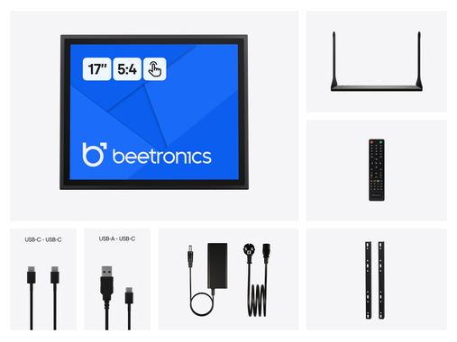 17 Inch Touchscreen Metaal (5:4)