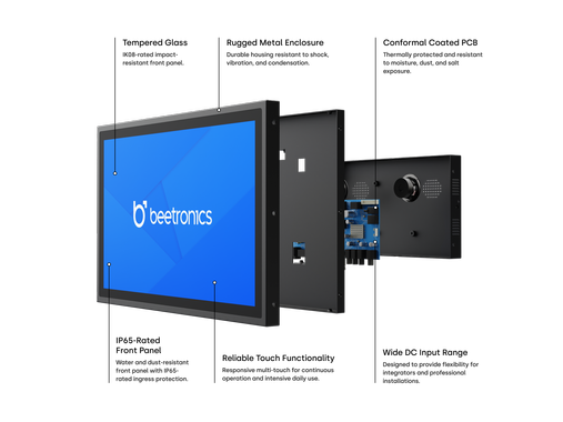 24 Inch Touchscreen Metaal
