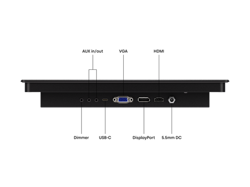 10 Inch Touchscreen Metaal (High-Brightness)