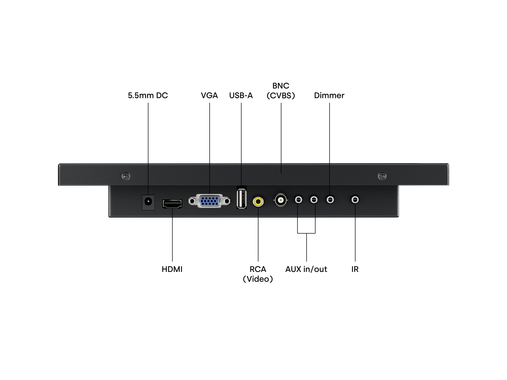13 Inch Monitor Metaal