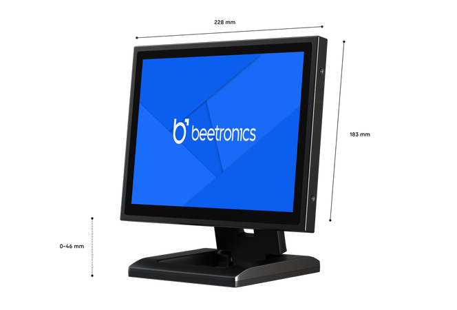 10 Inch Touchscreen Metaal (4:3)