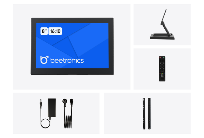 8 Inch Monitor Metaal