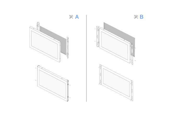 8 Inch Monitor Metaal