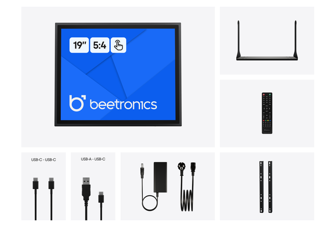 19 Inch Touchscreen Metaal (5:4)