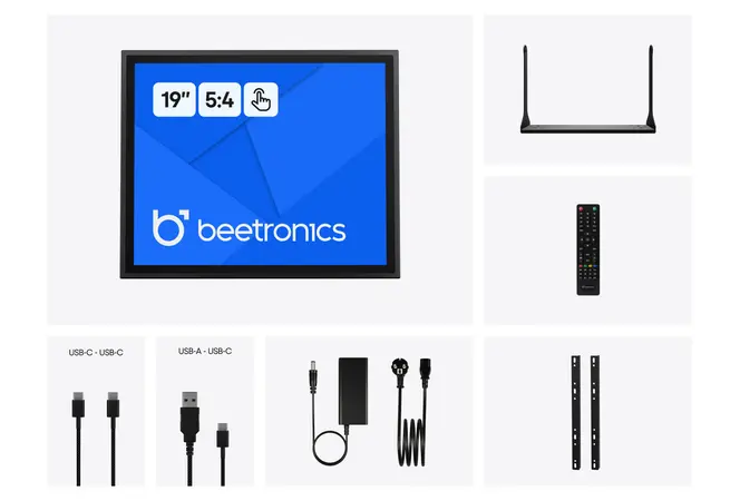19 Inch Touchscreen Metaal (5:4)