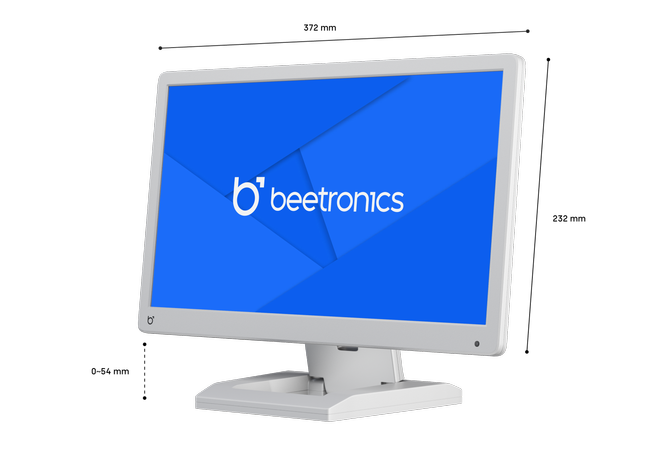 15 Inch Monitor (Wit)