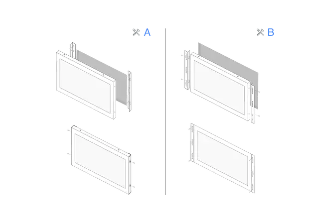 24 Inch Touchscreen Metaal