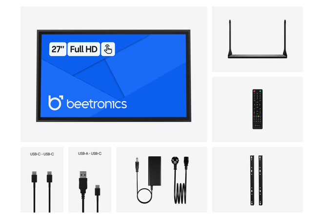 27 Inch Touchscreen Metaal