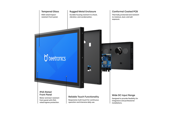 27 Inch Touchscreen Metaal