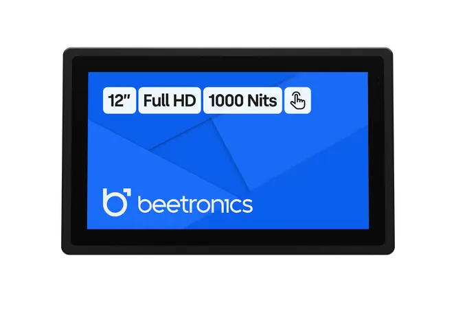 12 Inch Touchscreen Metaal (High-Brightness)