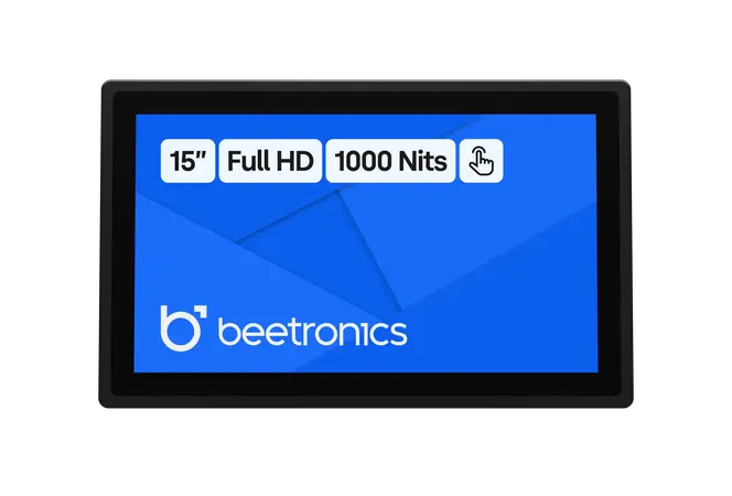 15 Inch Touchscreen Metaal (High-Brightness)