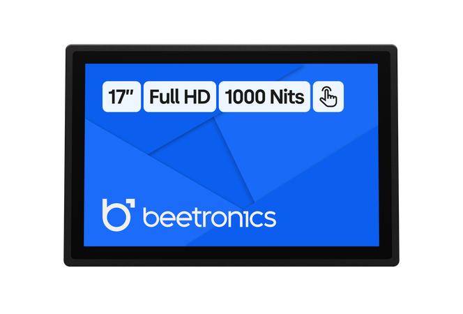 17 Inch Touchscreen Metaal (High-Brightness)