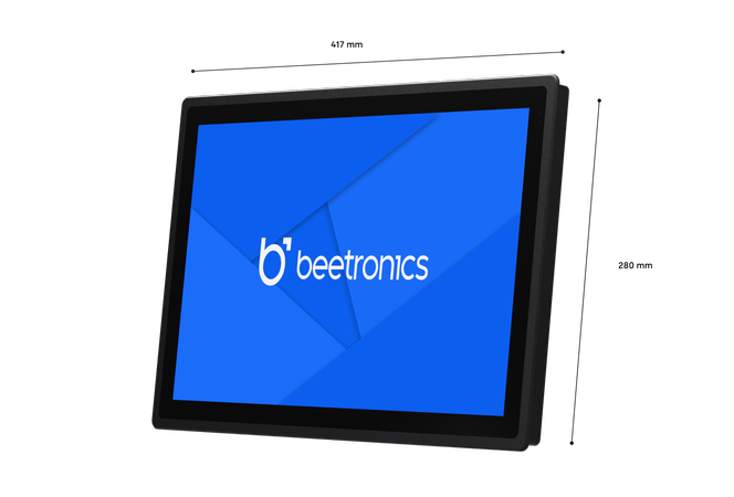 17 Inch Touchscreen Metaal (High-Brightness)