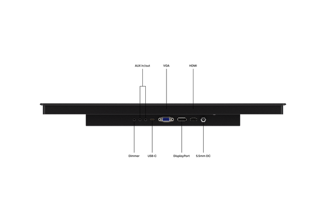 17 Inch Touchscreen Metaal (High-Brightness)