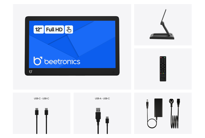 12 Inch Touchscreen