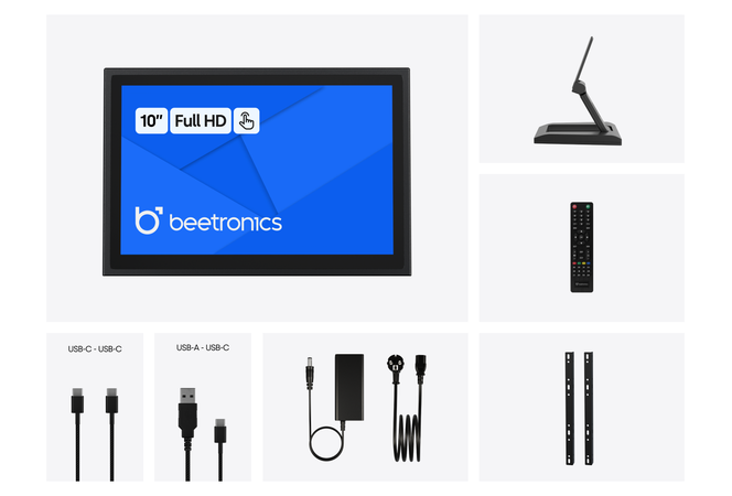10 Inch Touchscreen Metaal