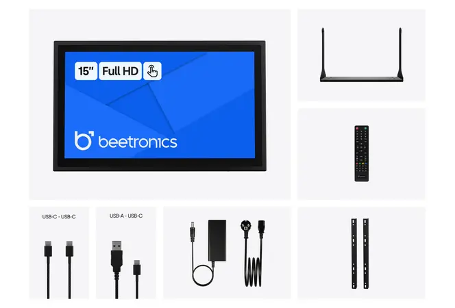 15 Inch Touchscreen Metaal