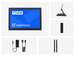 9 Inch Monitor Metaal