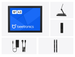 10 Inch Monitor Metaal (4:3)