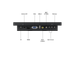 10 Inch Monitor Metaal (4:3)